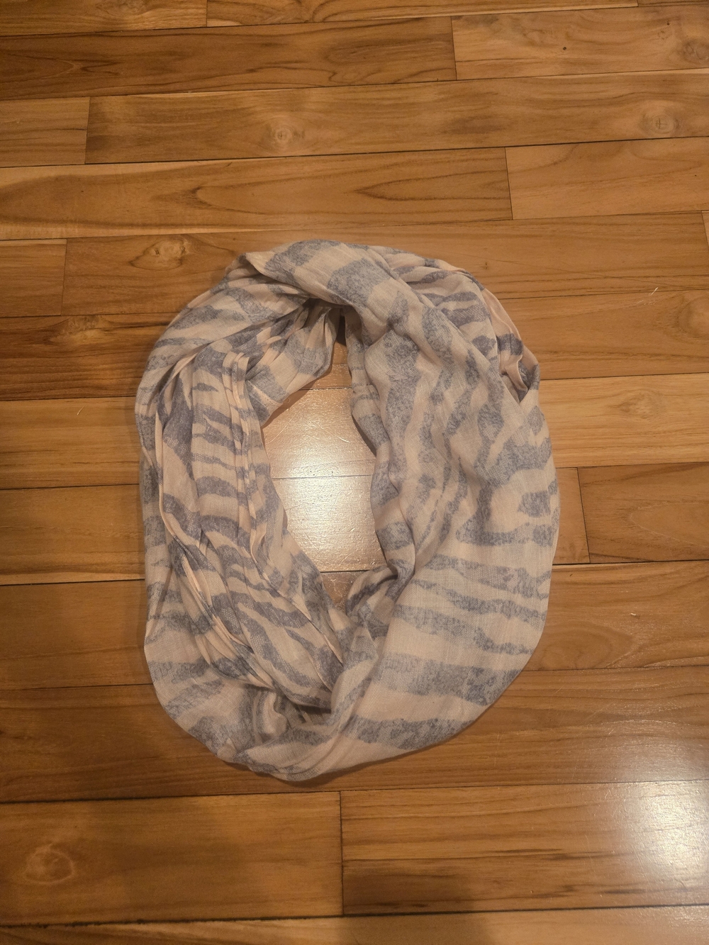 Zebra Infinity Scarf - Picture 2 of 4